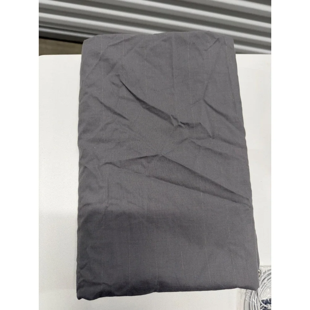 REALYOU Grounding Bed Sheet Earthing Mat with Cord Gray 90x230cm Silver Cotton